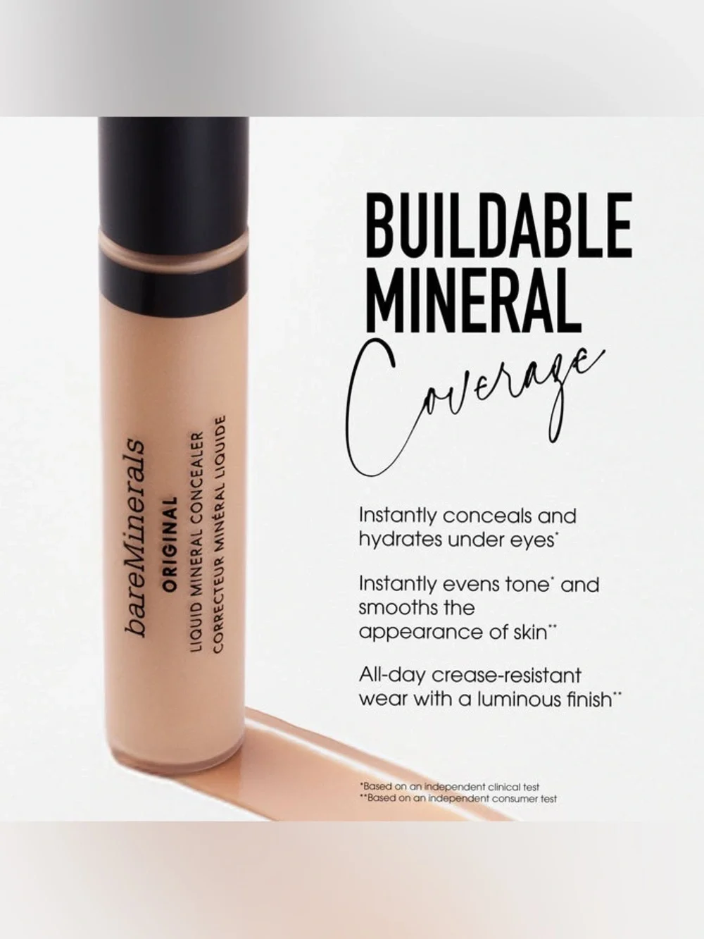 🆕 bareMinerals Original Liquid Mineral Concealer — Tan 4n